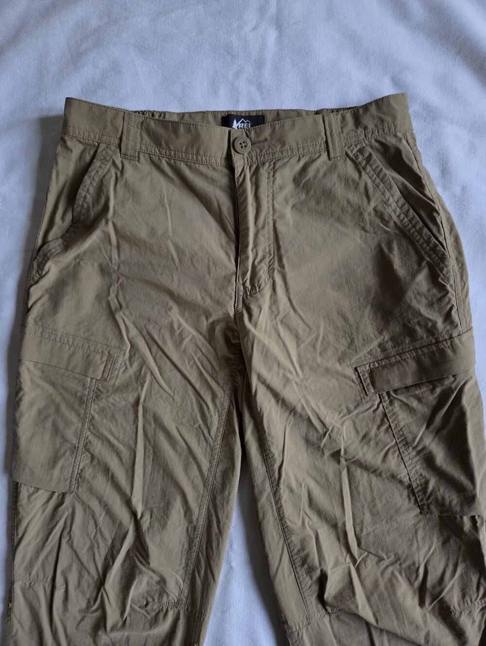 REI Men's Cargo Pants in Khaki Brown - Picture 2 of 7